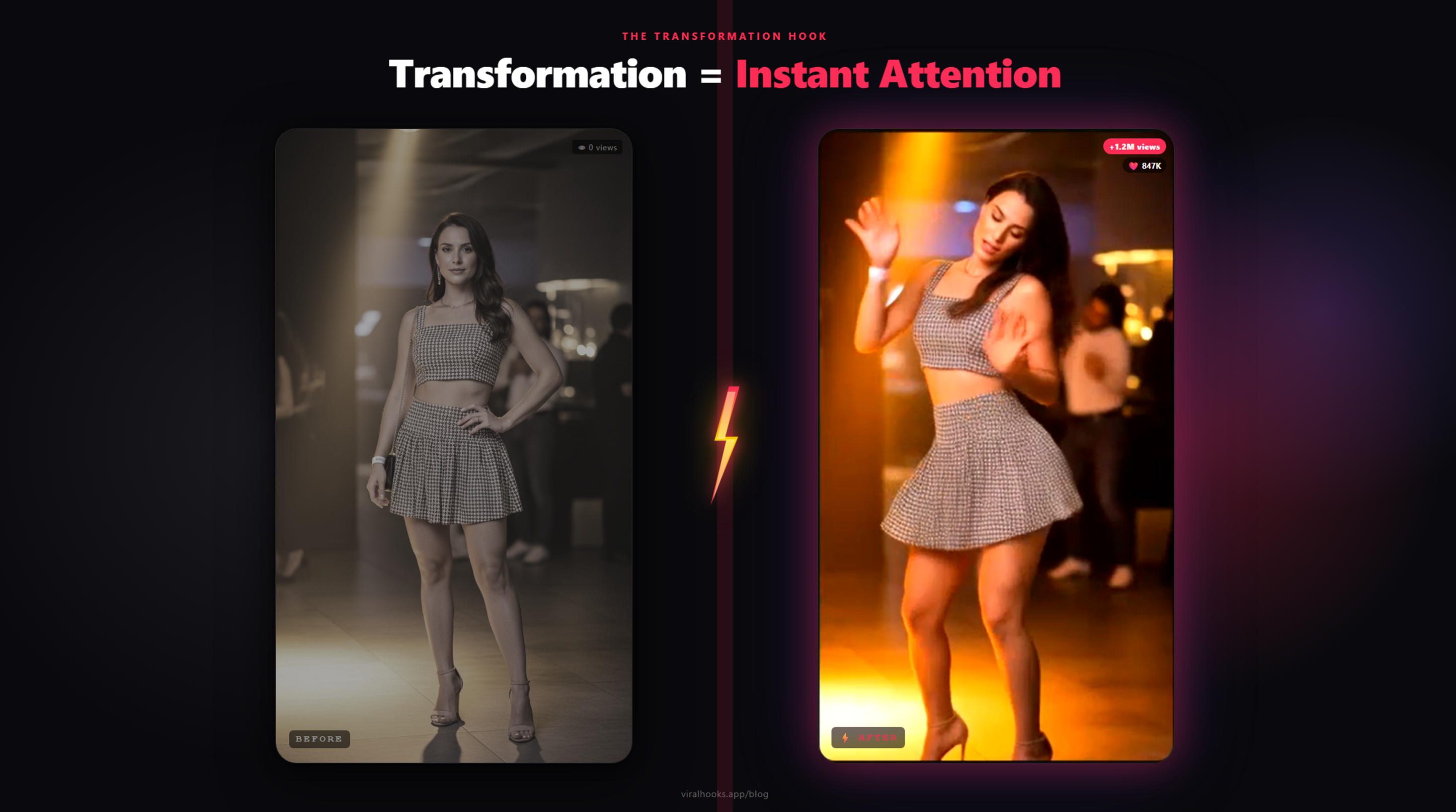 AI transformation video format examples